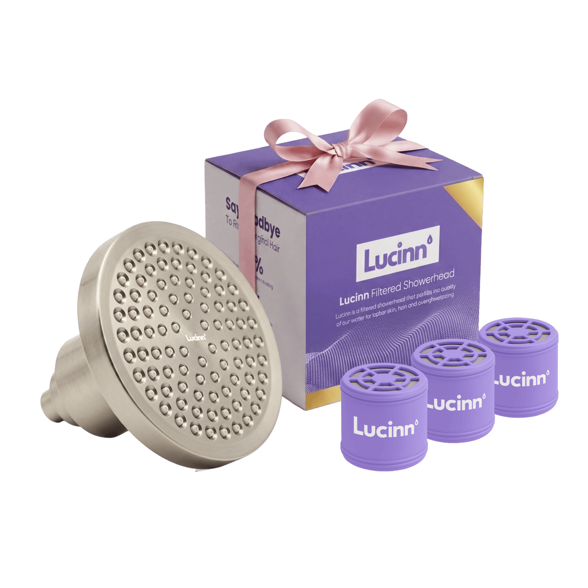 Lucinn Pro Filtered Showerhead Family Bundles