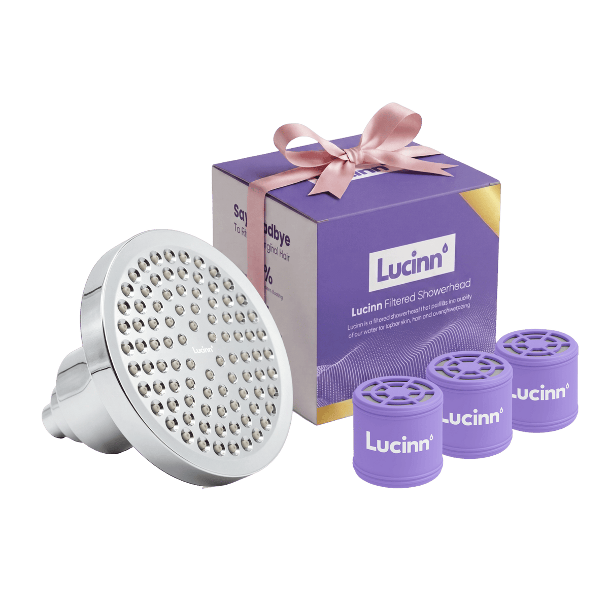 Lucinn Pro Filtered Showerhead Family Bundles
