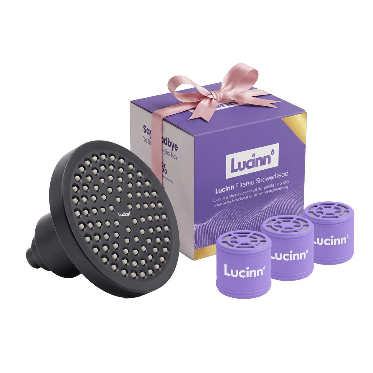 Lucinn Pro Filtered Showerhead Family Bundles