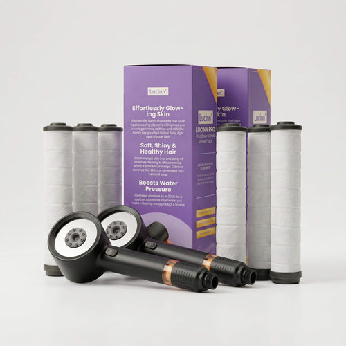 Lucinn Pro Filtered Handheld Showerhead Bundle