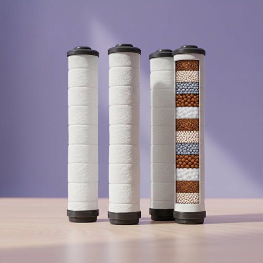 Handheld Showerhead Filter Cartridge 4x Bundle