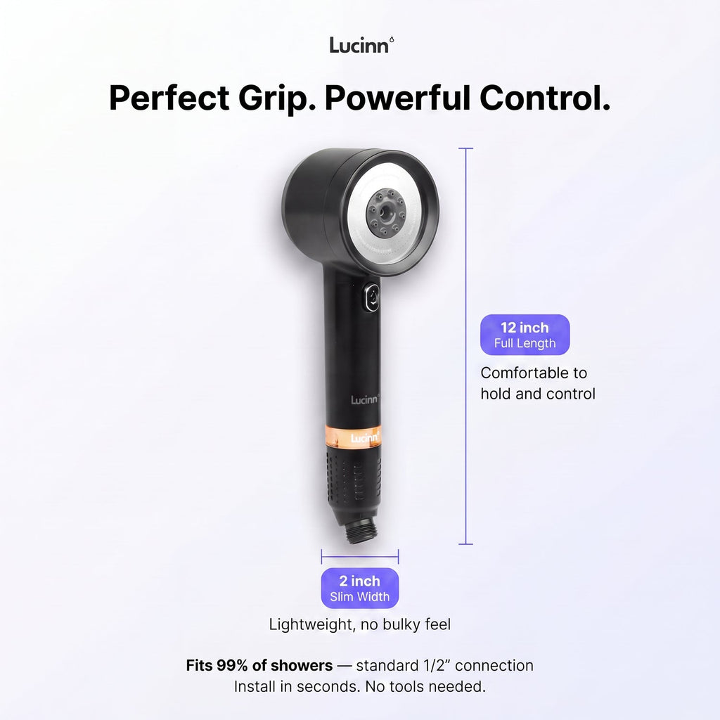 The Lucinn Pro Handheld Filtered Showerhead (2)