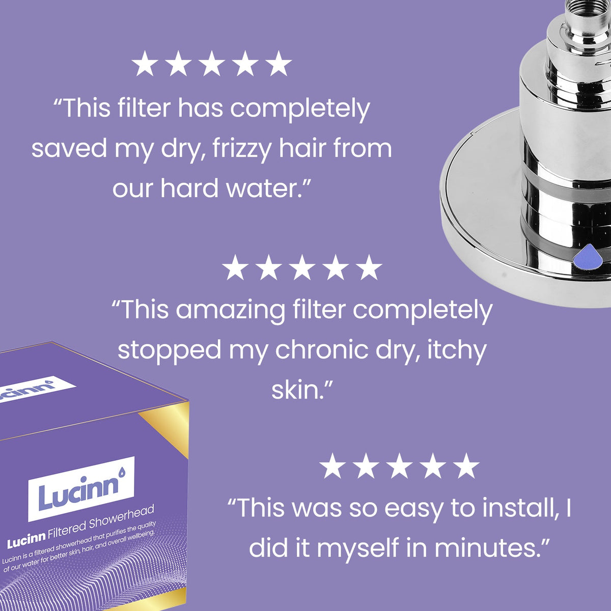 Lucinn Pro Filtered Showerhead